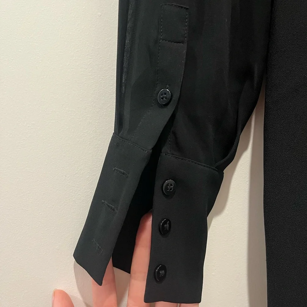 Reiss Black Suit Jumpsuit Size 2 - Picture 7 of 13